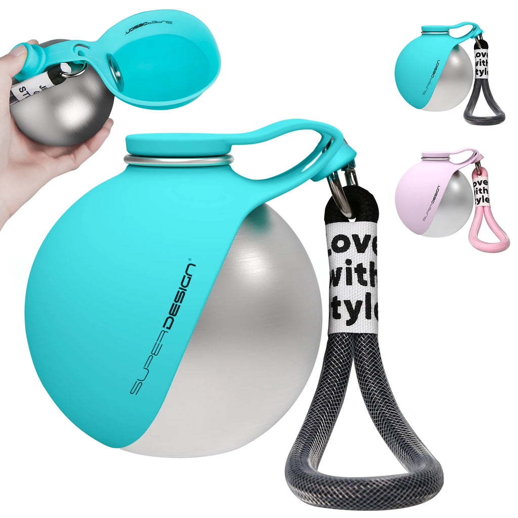 Small portable water containers for dogs