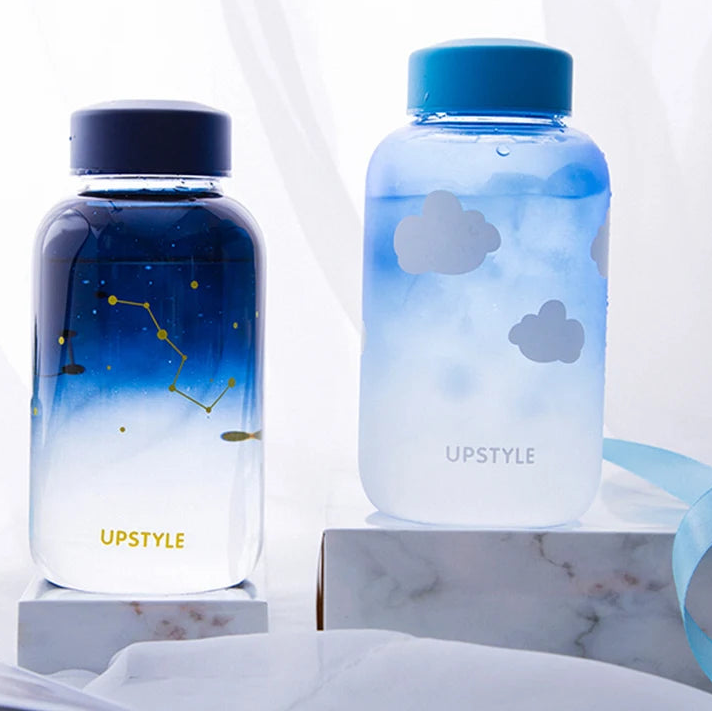 20.3-33.8 fl oz Chunky sky glass bottles