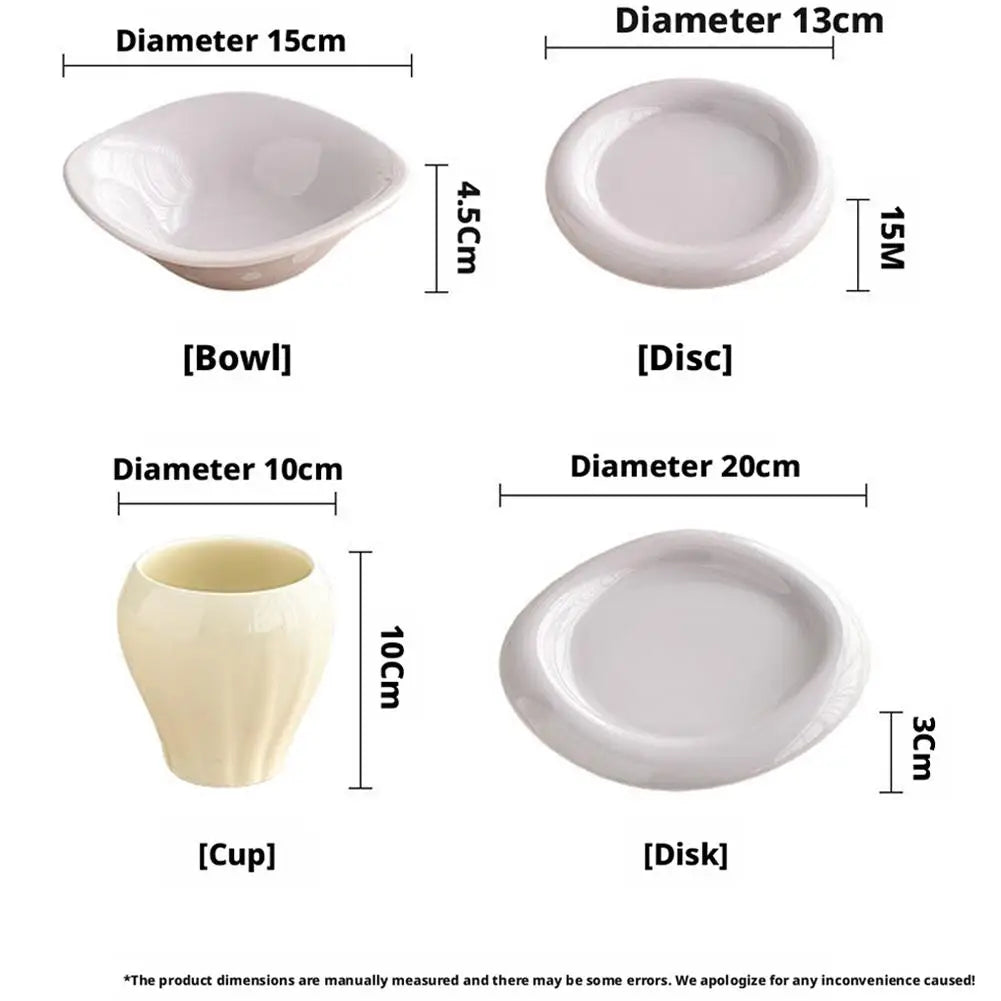 Ceramic muchroom set