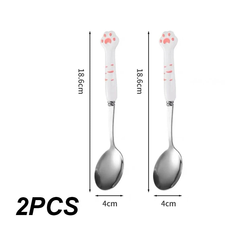Cat paws tableware
