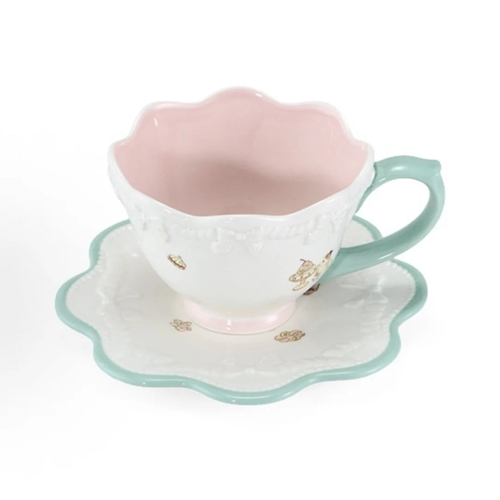 Coquette pink stainless steel cups and ceramic mugs