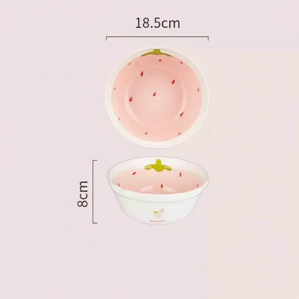 Kitchen strawbery ceramic set