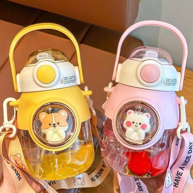 27.7 fl oz Round bottle with cute character