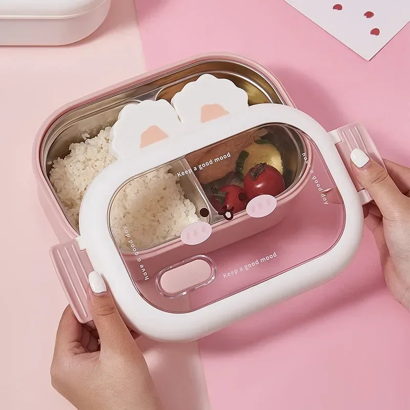 Rabbit stainless steel lunchbox
