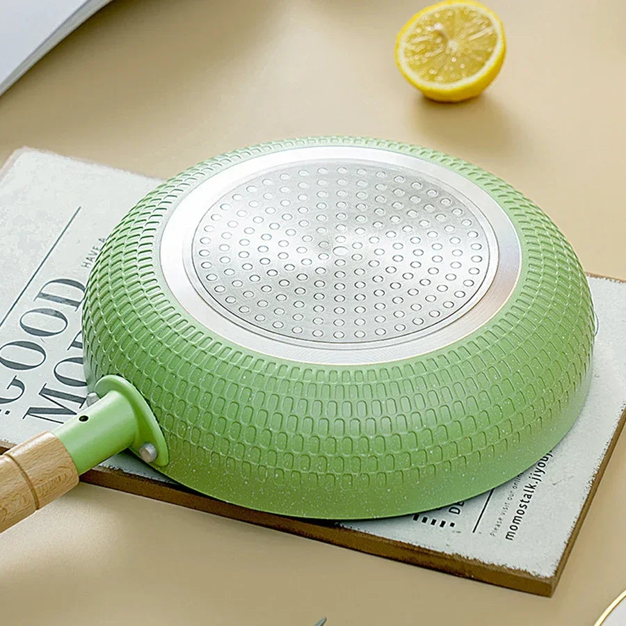 Double colored non-stick pan