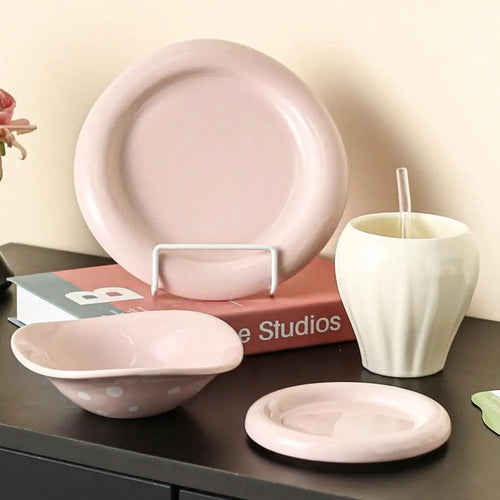 Ceramic muchroom set