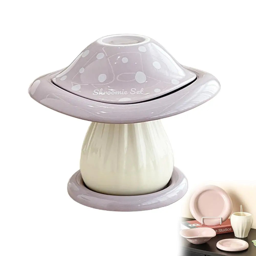 Ceramic muchroom set