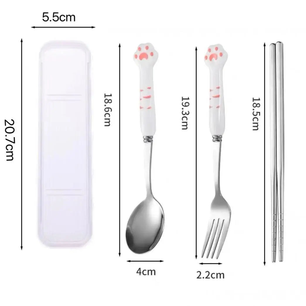 Cat paws tableware