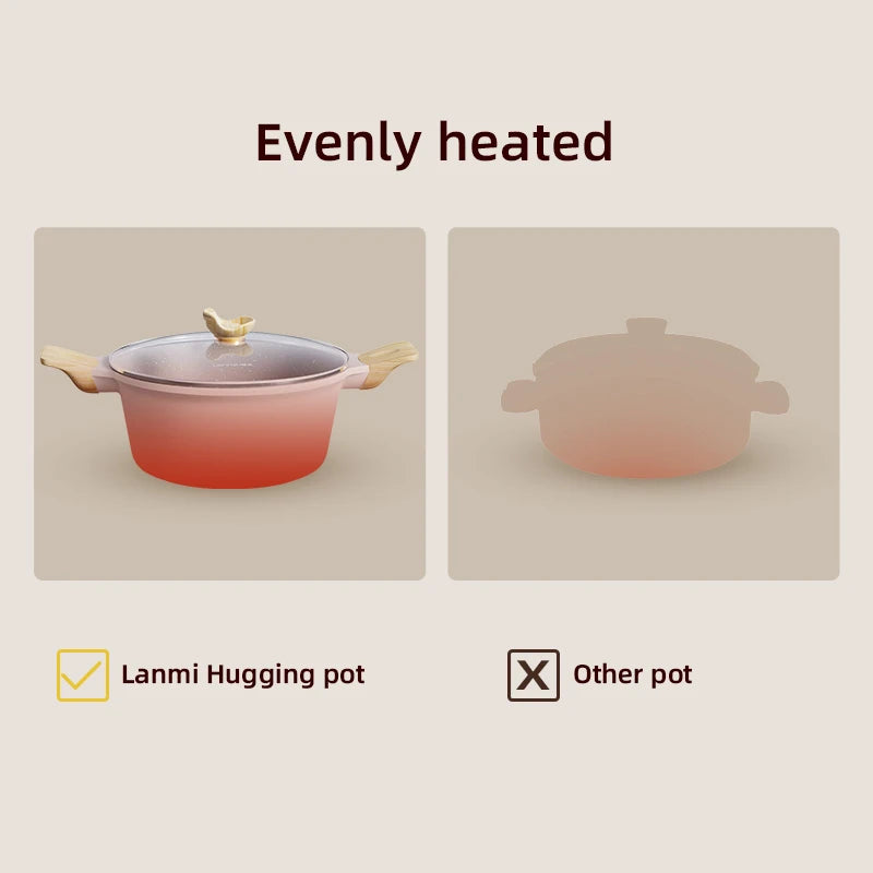 Pink pot non-stick