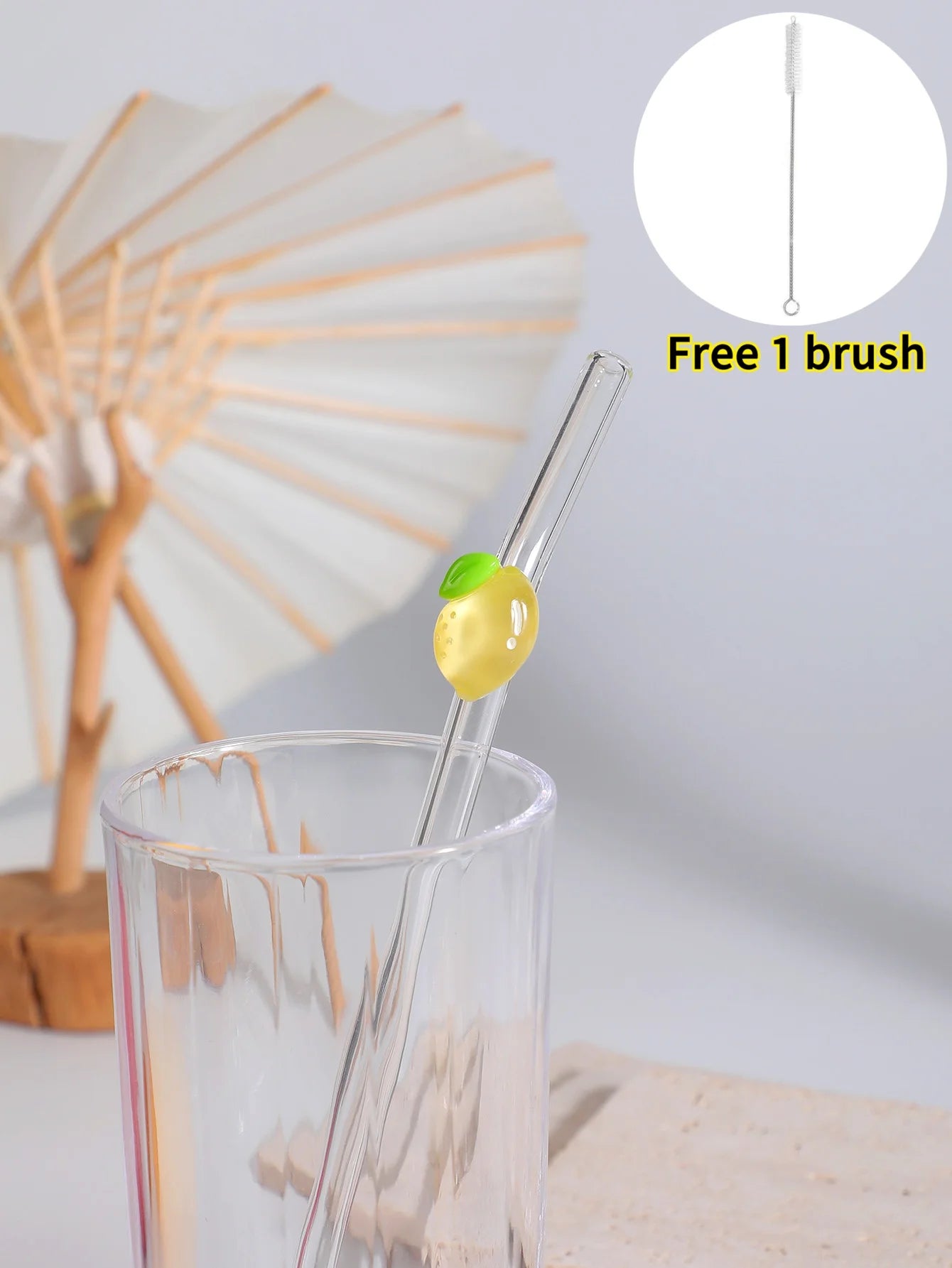 Fruit glass straws