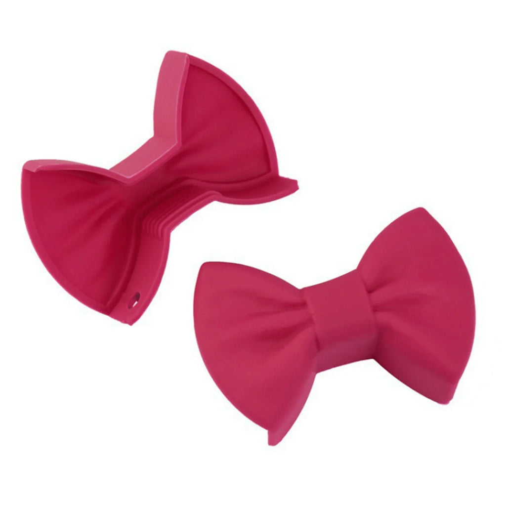Bow silicone mitts