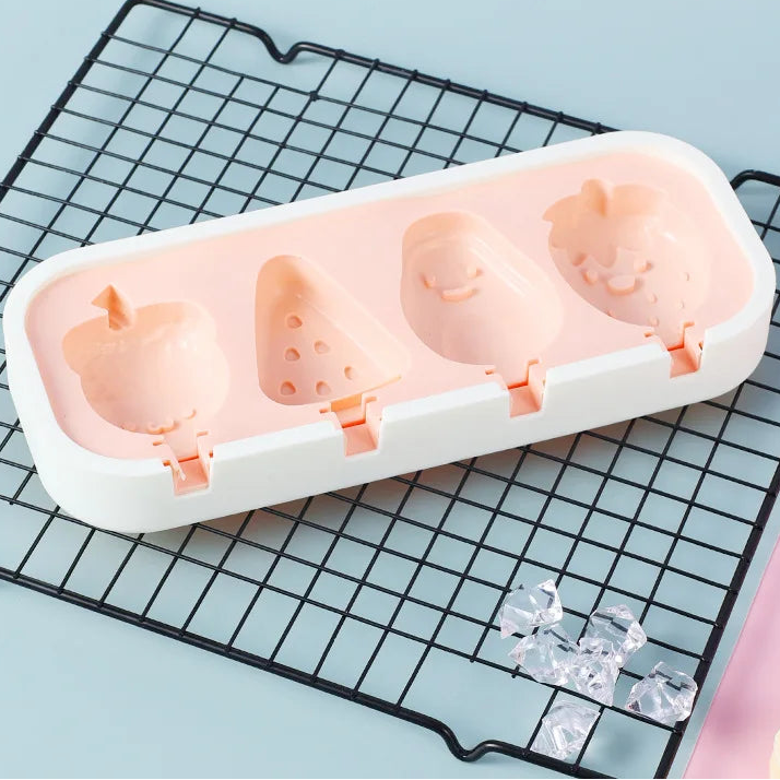 Cute silicone popsicle molds