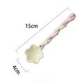 Ceramic spoons flower shaped
