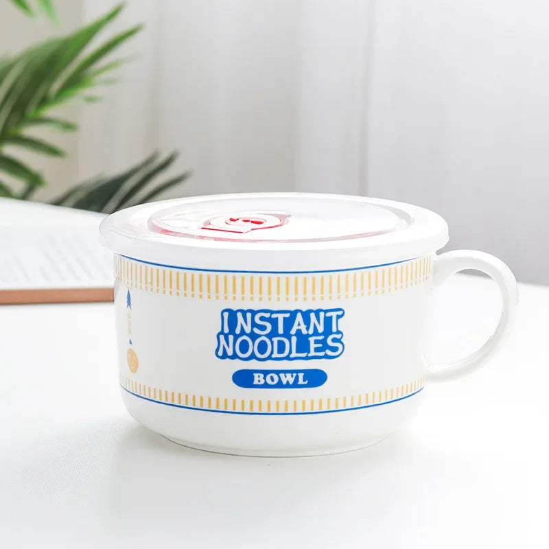 Noodle bowl with lid