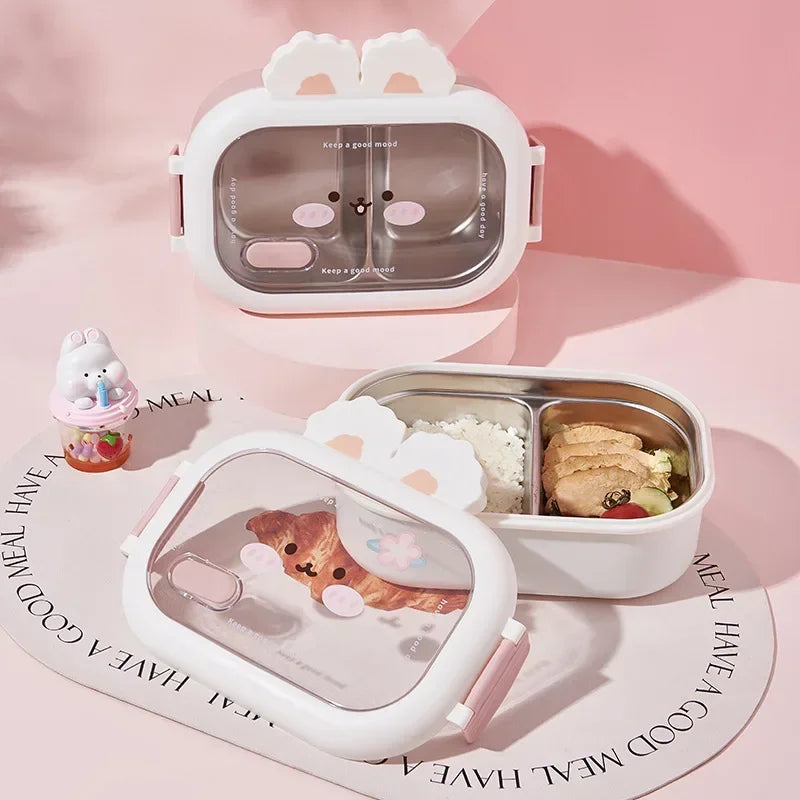 Rabbit stainless steel lunchbox