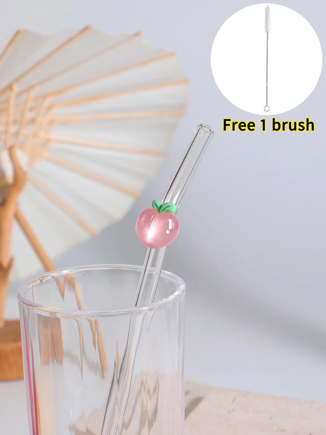 Fruit glass straws