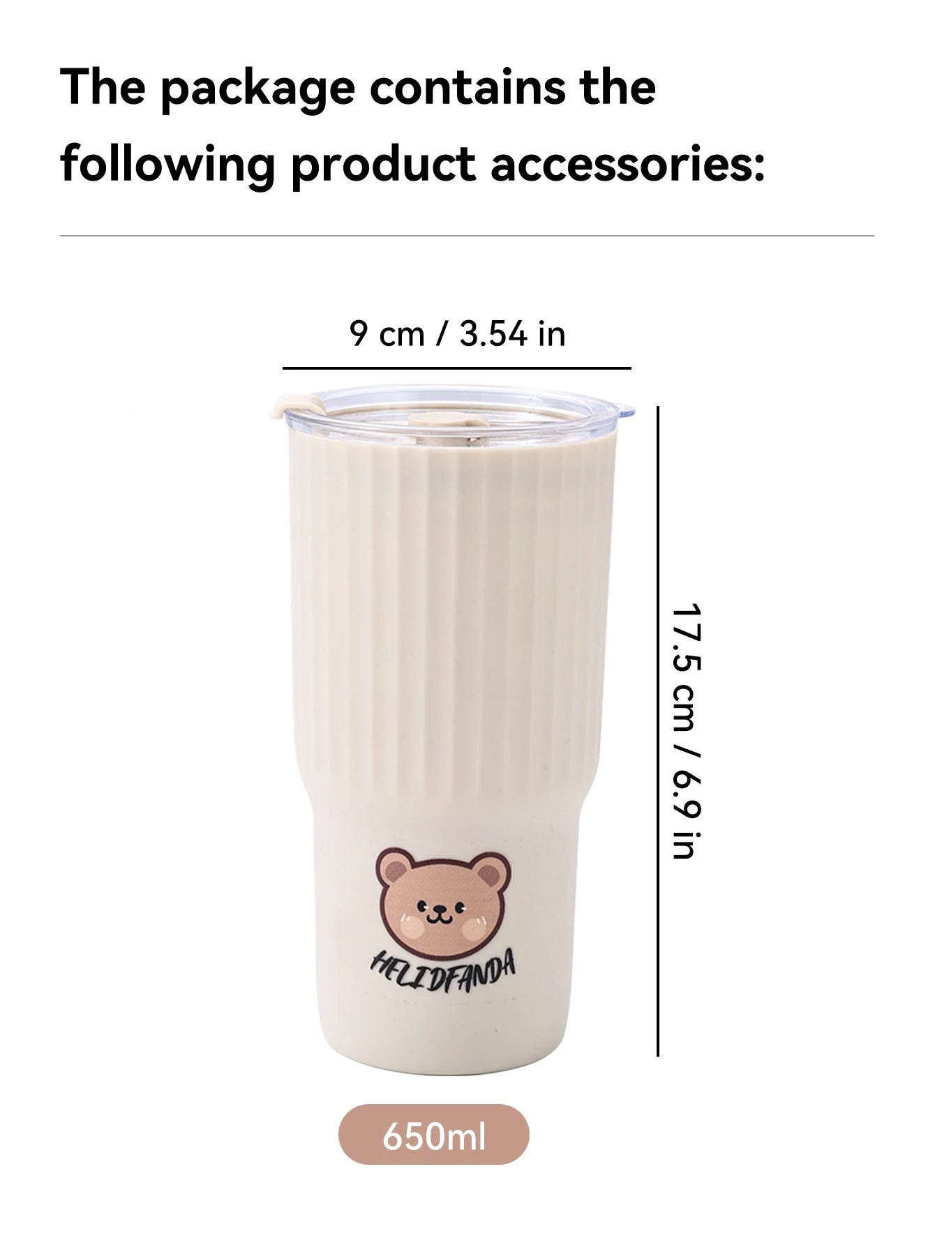 22.0 fl oz Little Bear plastic cup