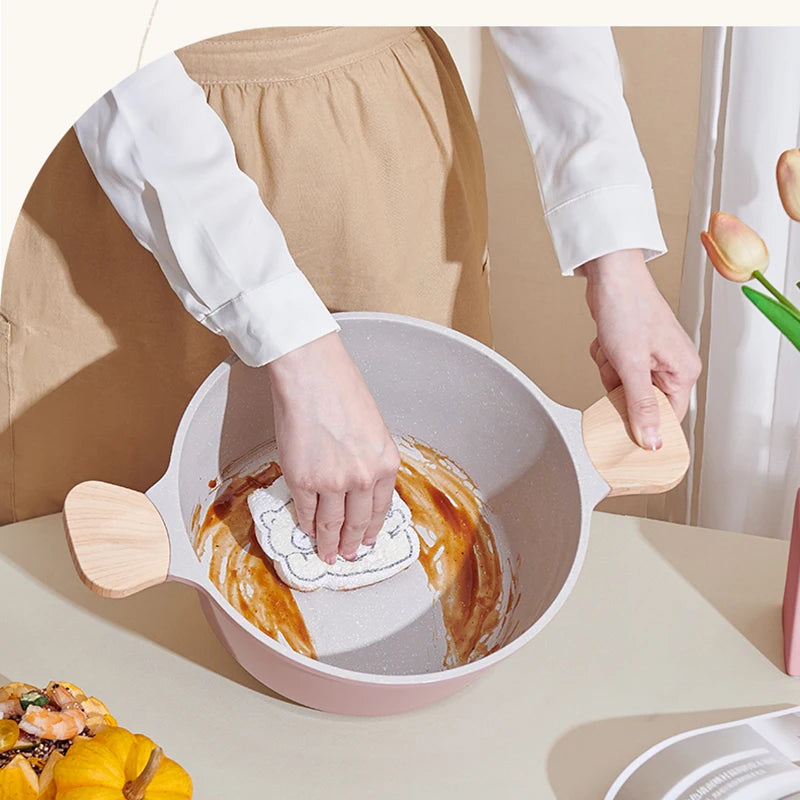 Pink pot non-stick