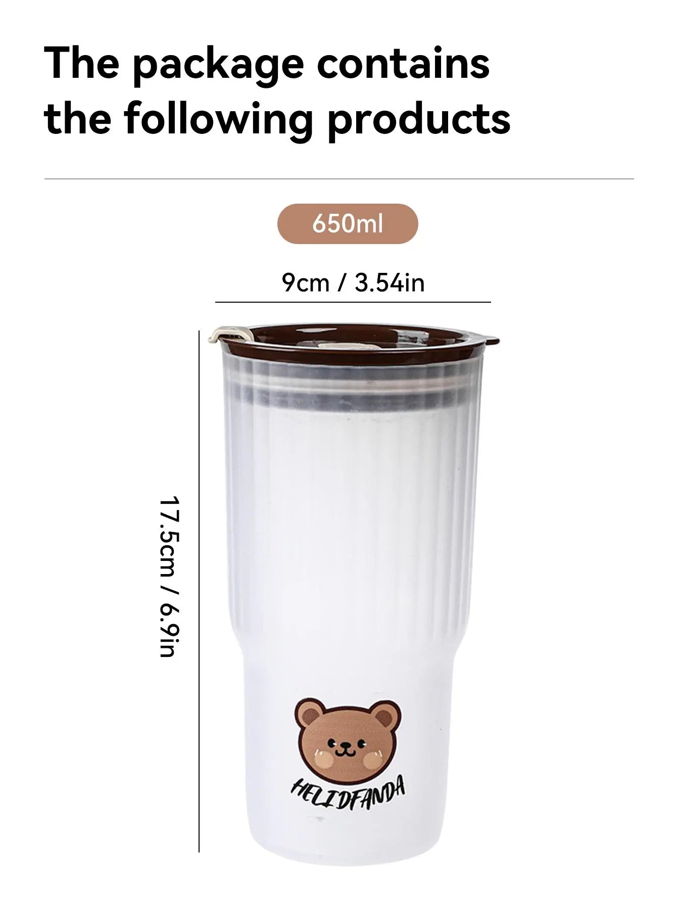 22.0 fl oz Little Bear plastic cup