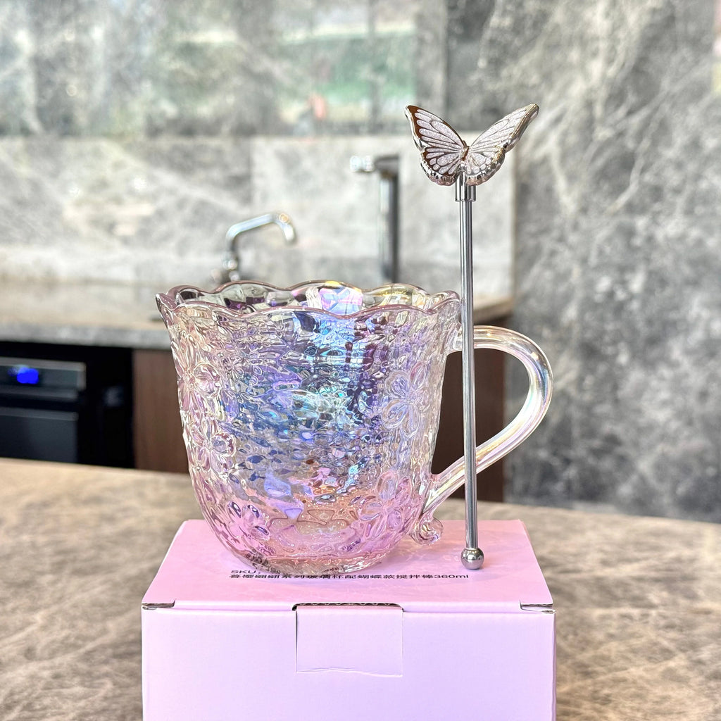 Purple pastel high quality cup and ceramics
