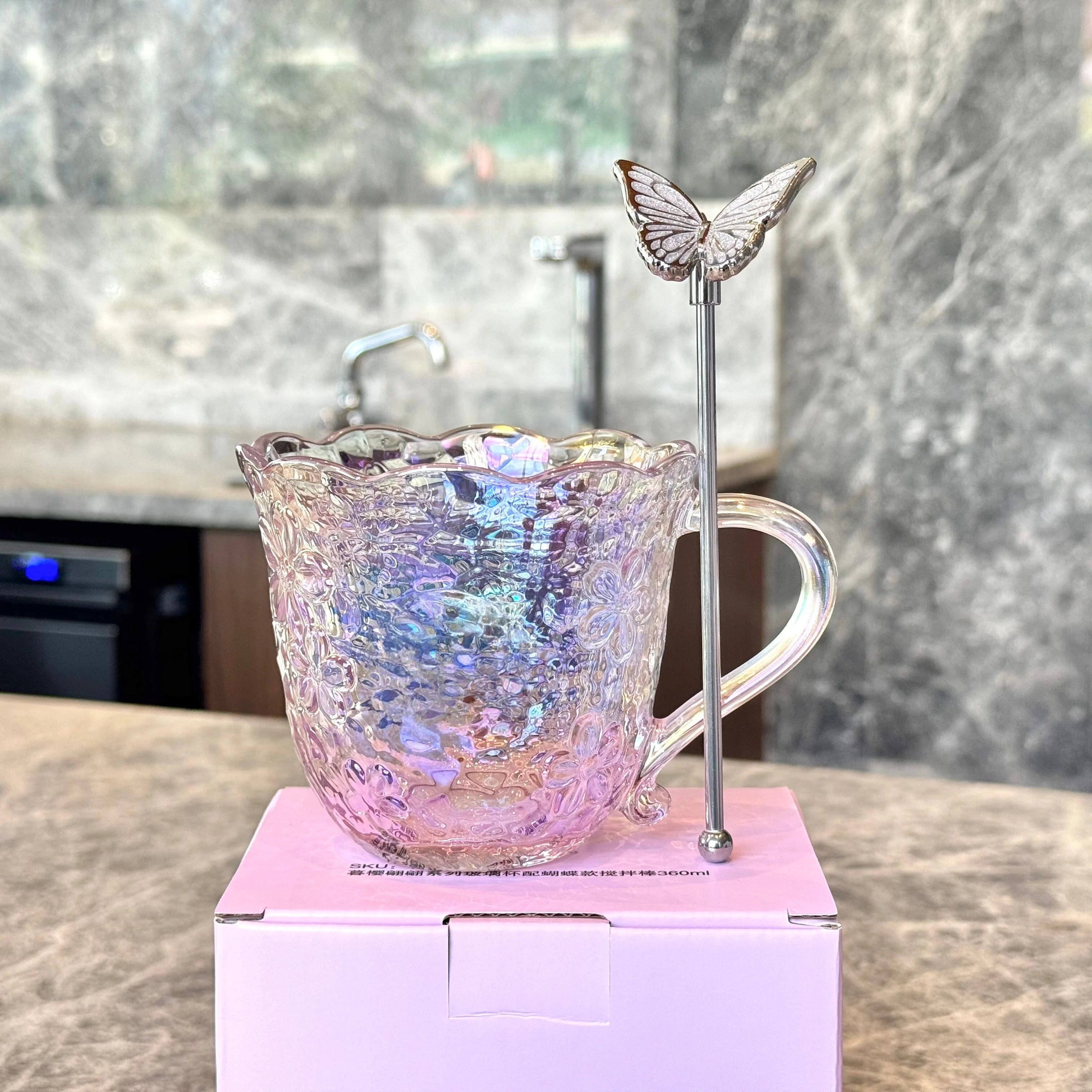Purple pastel high quality cup and ceramics