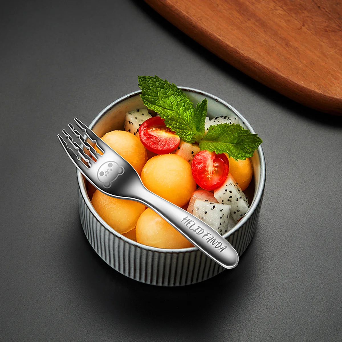 Cute stainless steel cultery set