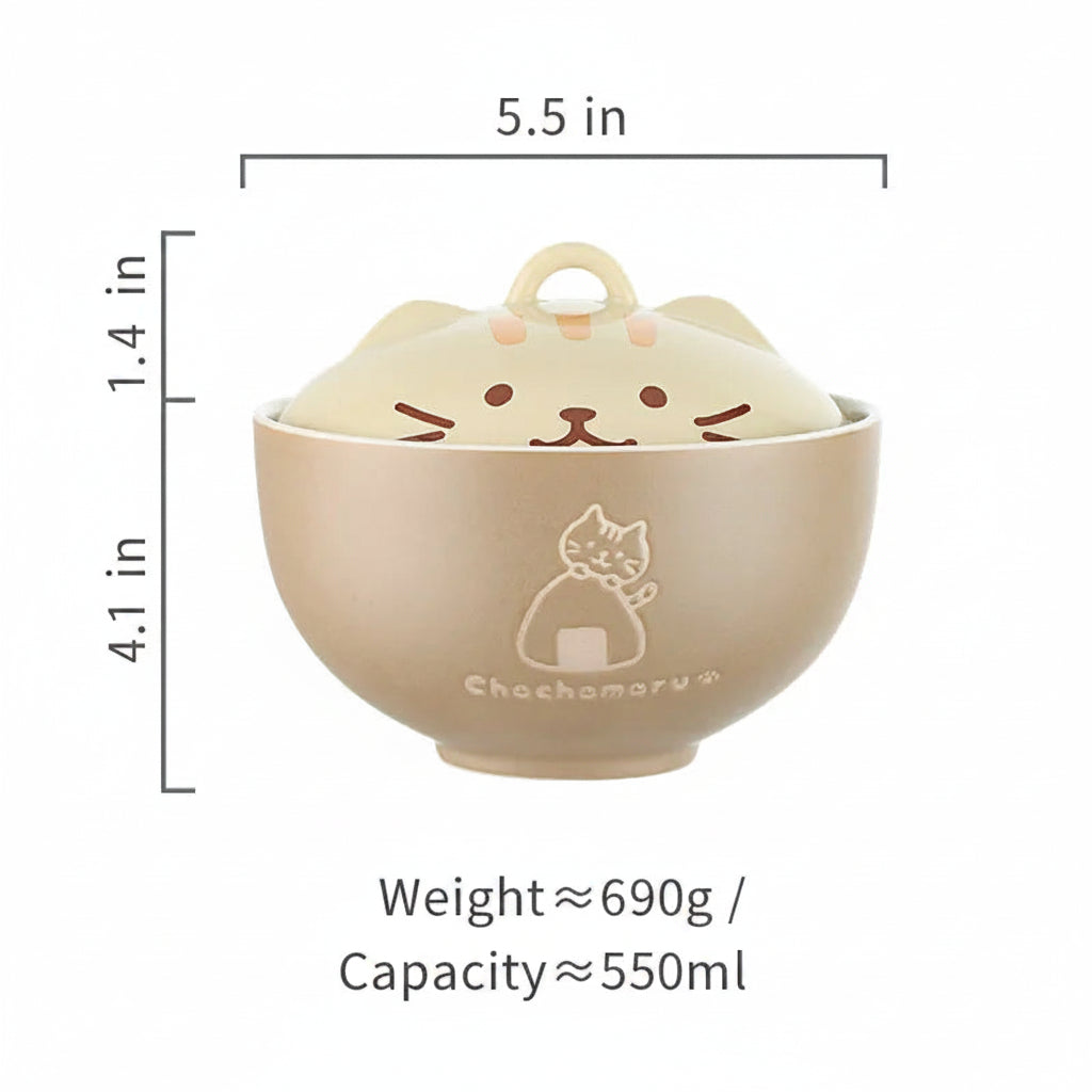 Ceramic cat bowl
