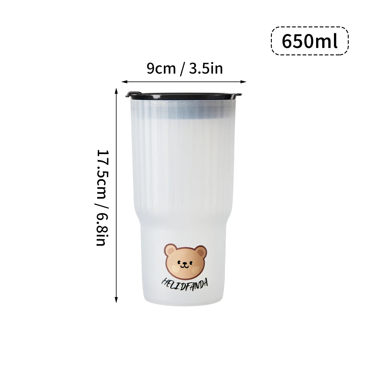 22.0 fl oz Little Bear plastic cup