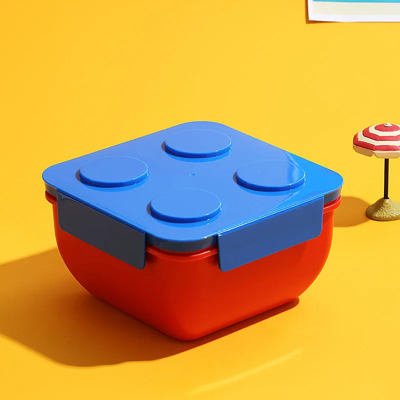 Red and blue themed bento box