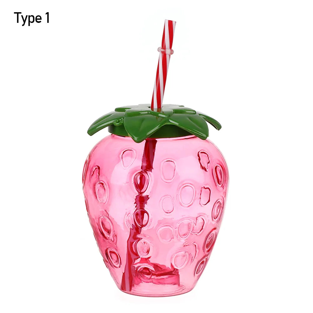 16.9 fl oz Strawberry Straw Cup