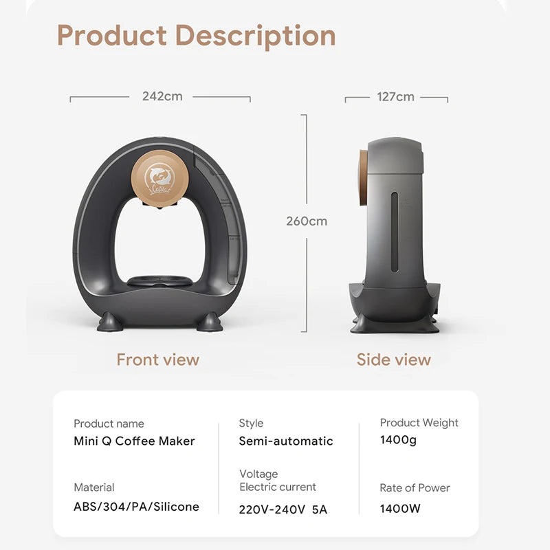 Functional portal coffee machine