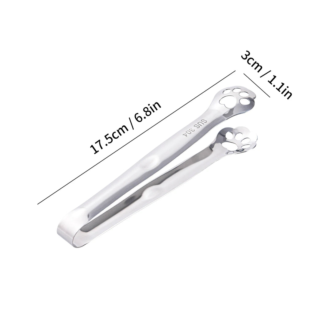Ice cube cat paw tongs