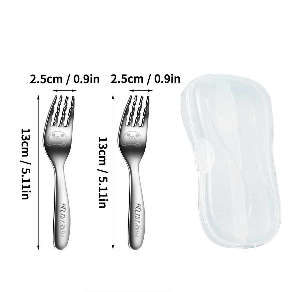 Cute stainless steel cultery set