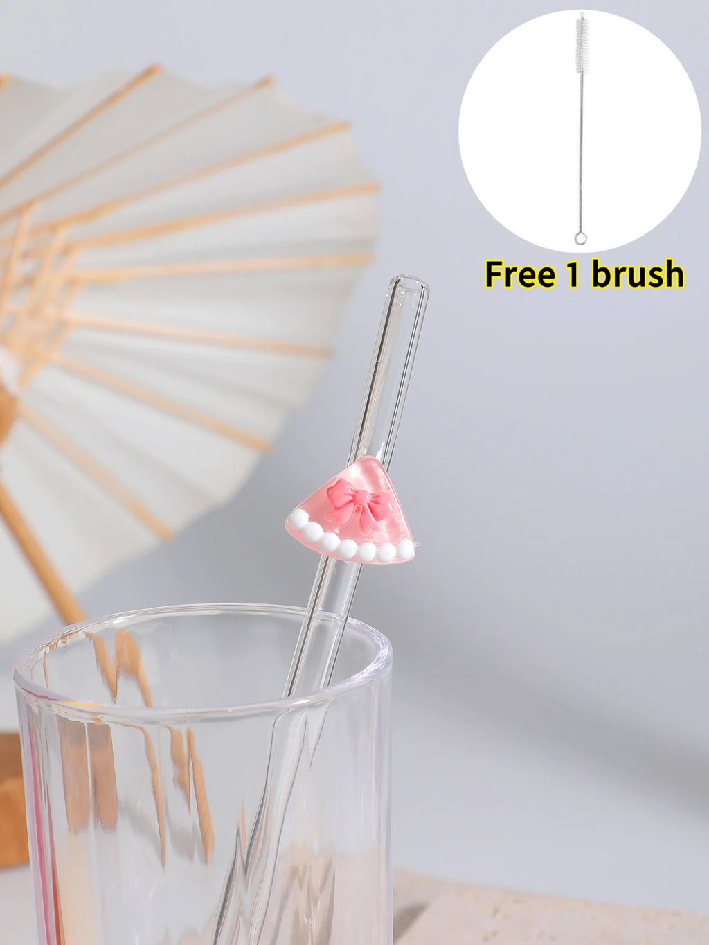 Fruit glass straws