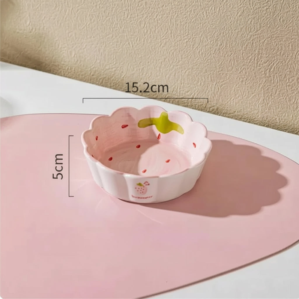 Kitchen strawbery ceramic set