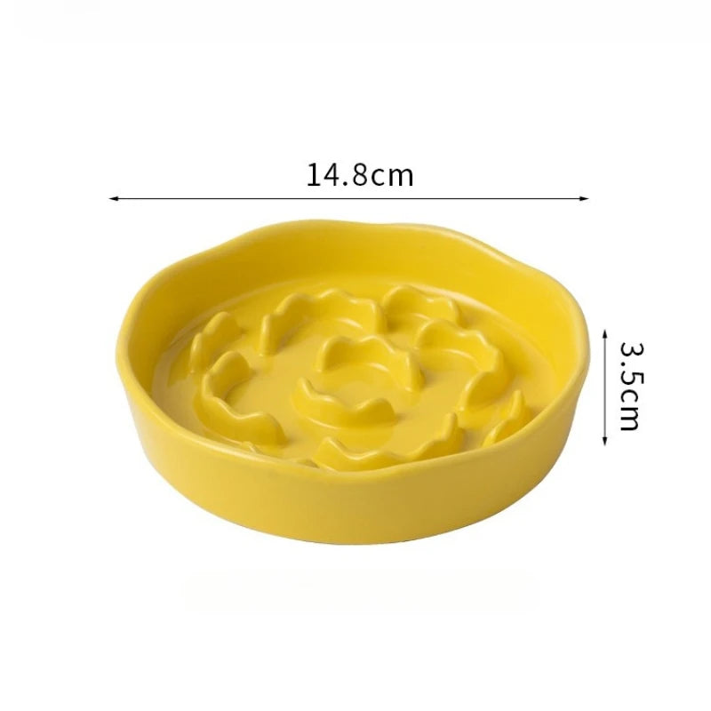 Flower themed slow feeder
