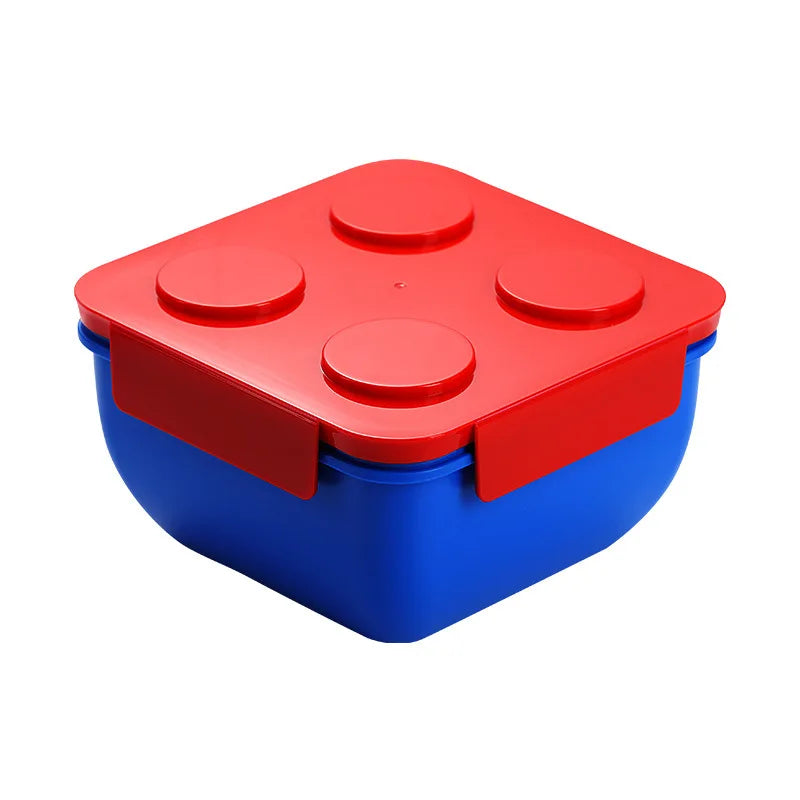 Red and blue themed bento box