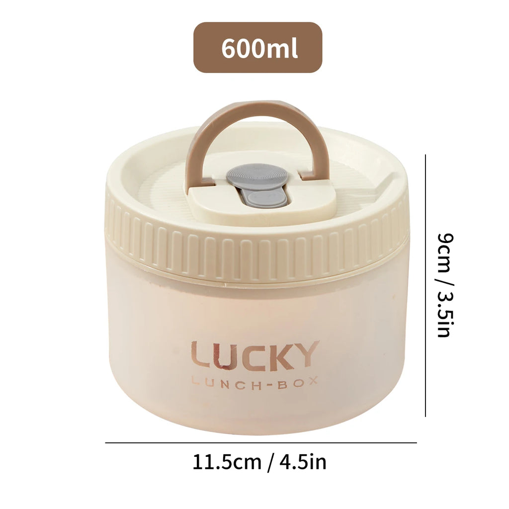 Plastic transparent containers & lunch box kit