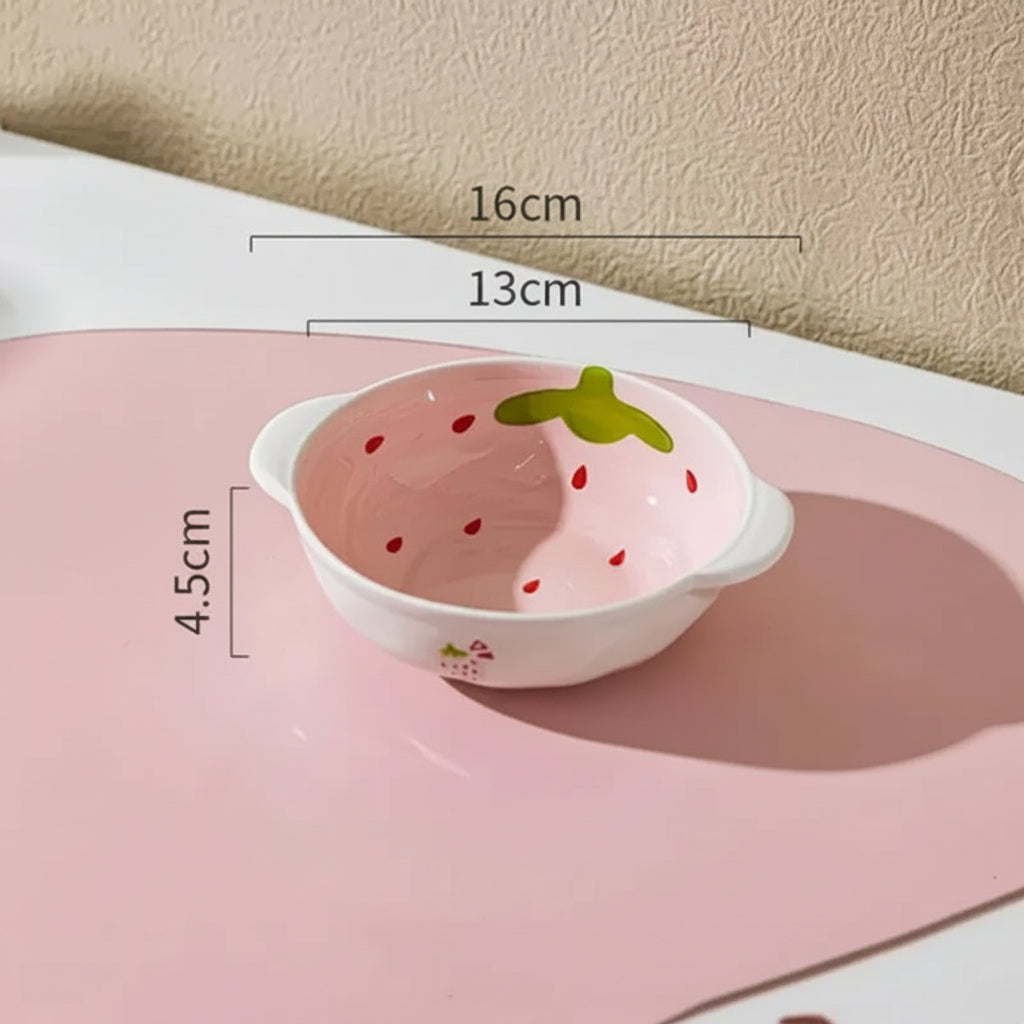 Kitchen strawbery ceramic set