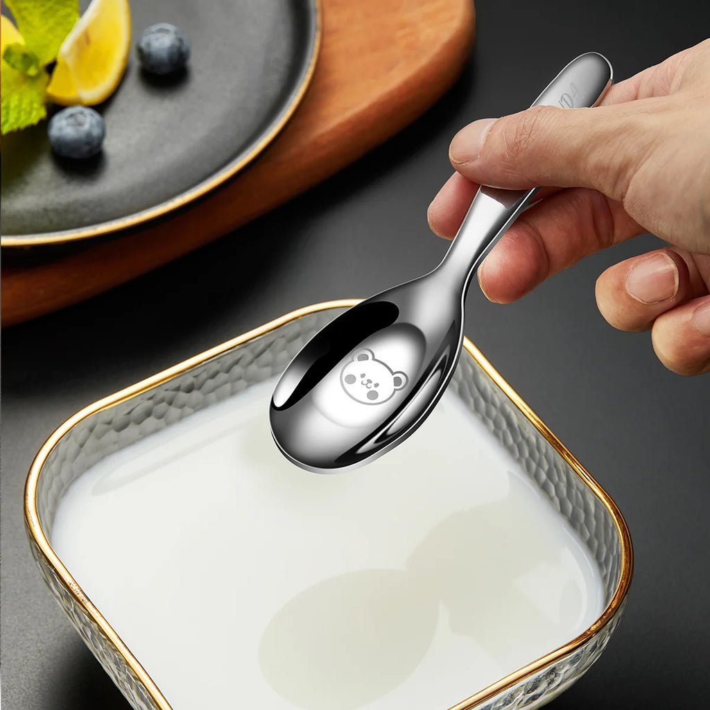 Cute stainless steel cultery set