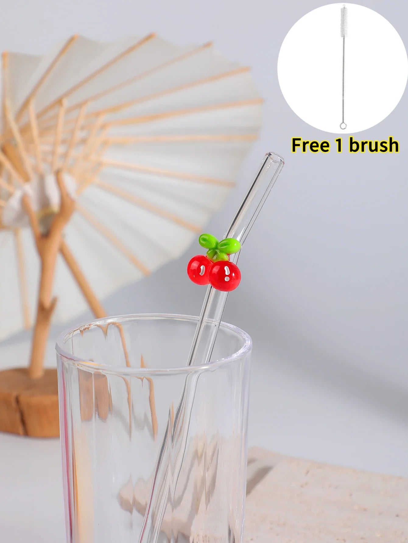 Fruit glass straws