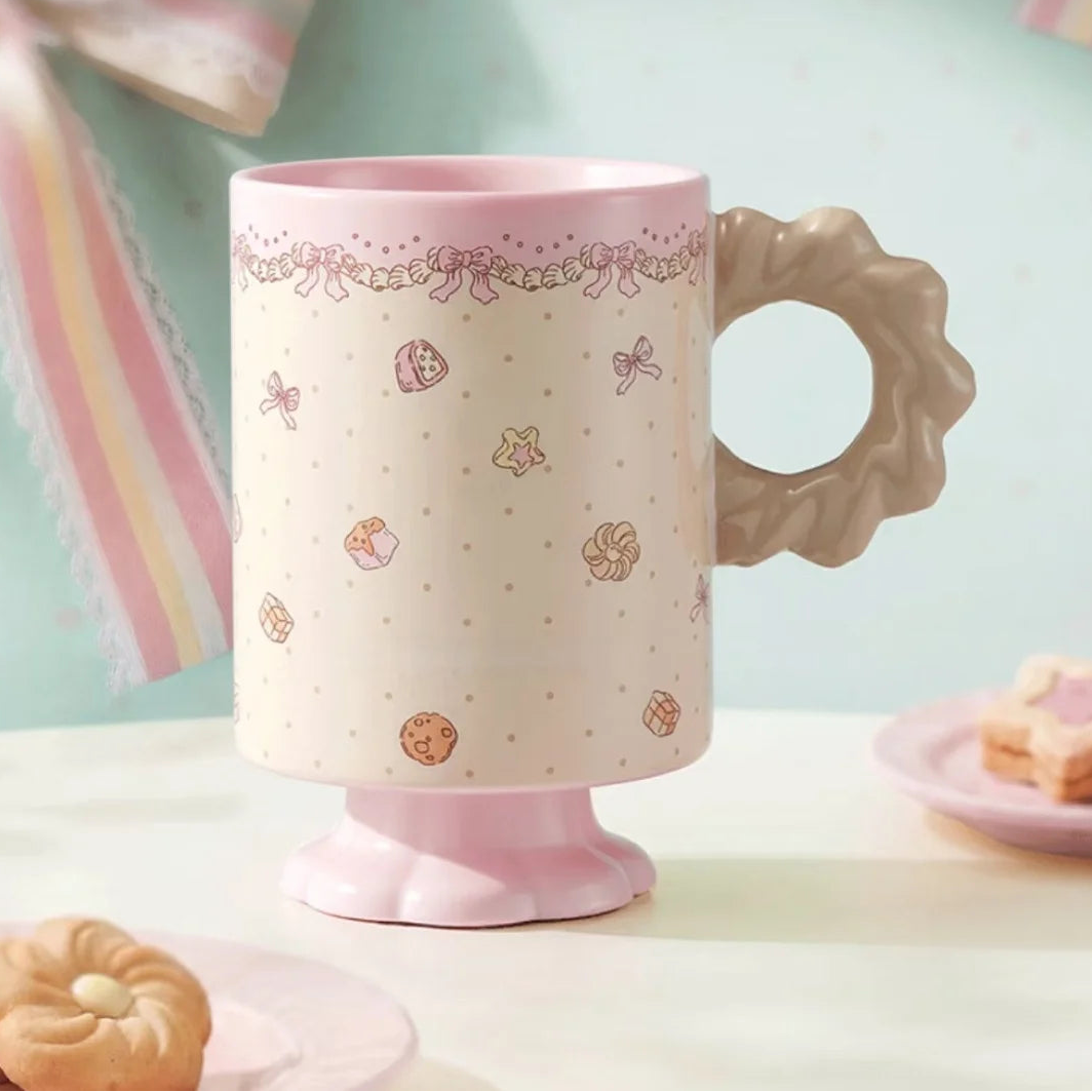 Coquette pink stainless steel cups and ceramic mugs