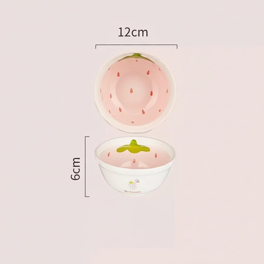 Kitchen strawbery ceramic set
