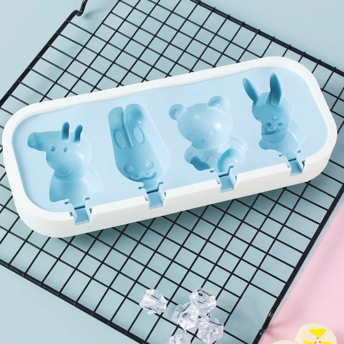 Cute silicone popsicle molds