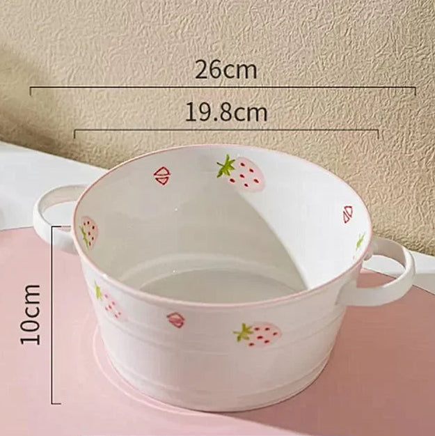 Kitchen strawbery ceramic set