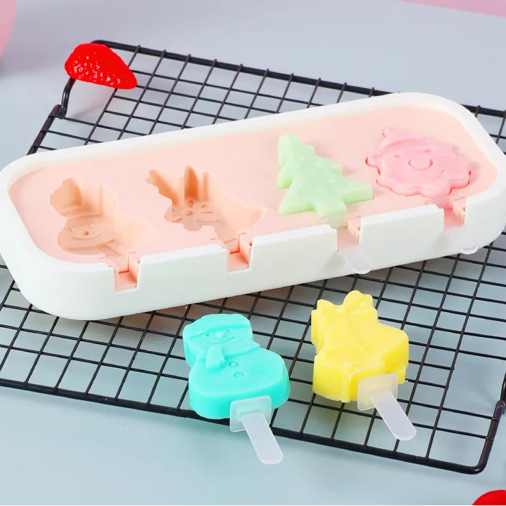 Cute silicone popsicle molds