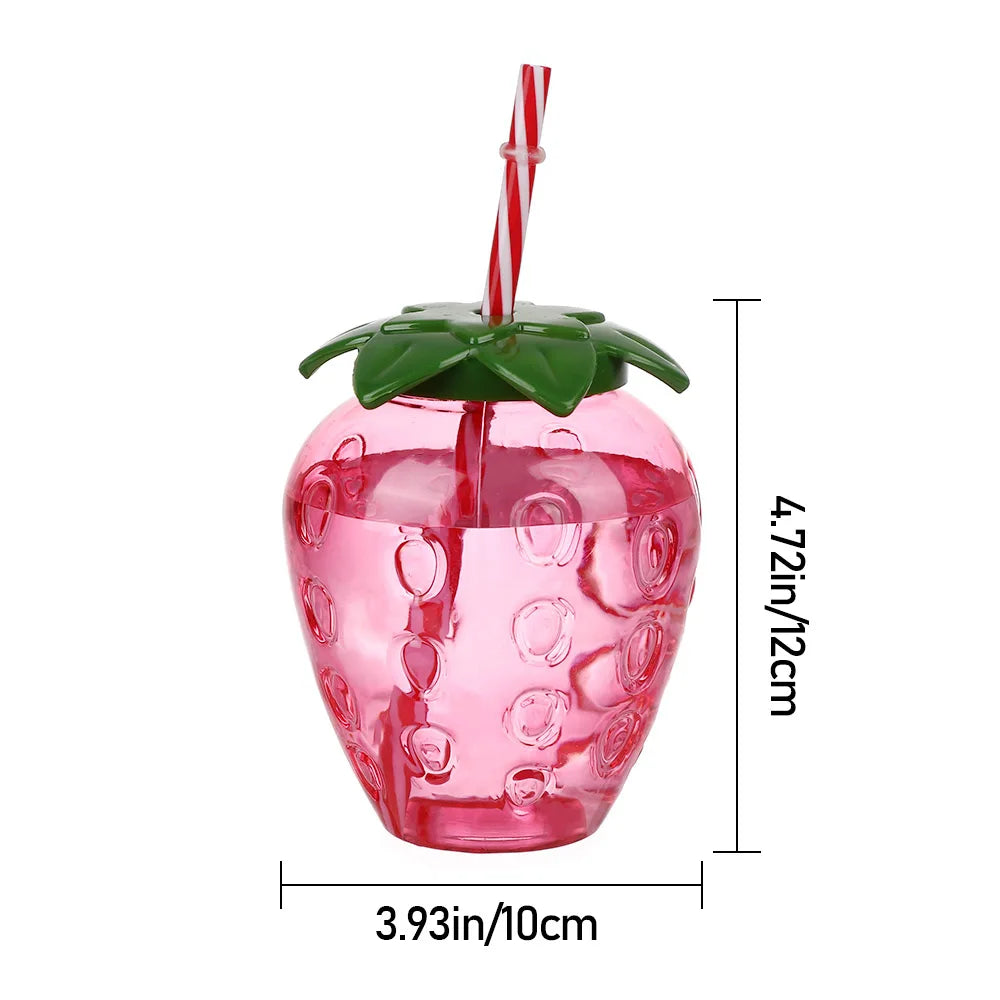 16.9 fl oz Strawberry Straw Cup