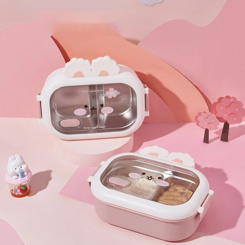 Rabbit stainless steel lunchbox